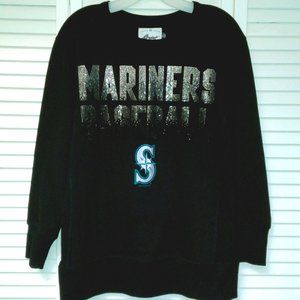 G-III 4Her Seattle Mariners Sweatshirt w/ Crystals